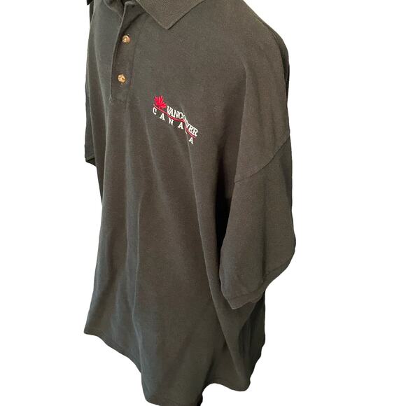 Vancouver‎ Canada Men’s XL Short Sleeve Green Polo - Picture 3 of 6